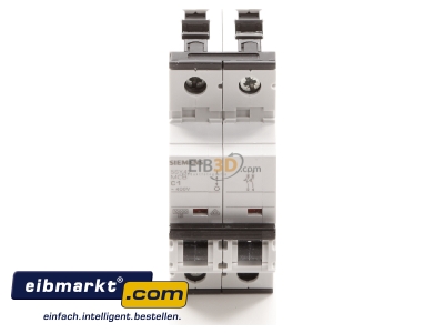 View up front Miniature circuit breaker 2-p C1A 5SY4201-7 Siemens Indus.Sector 5SY4201-7
