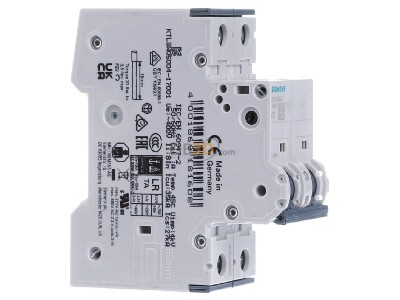 View on the left Siemens 5SY4202-7 Miniature circuit breaker 2-p C2A 
