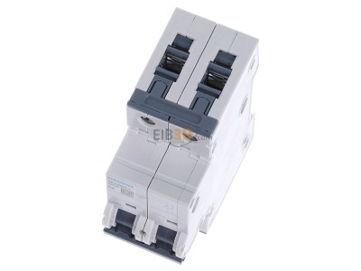 View up front Siemens 5SY4202-7 Miniature circuit breaker 2-p C2A 
