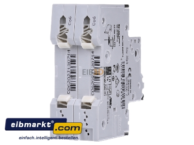 Back view Siemens Indus.Sector 5SY4206-7 Miniature circuit breaker 2-p C6A - 
