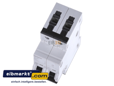 View up front Siemens Indus.Sector 5SY4206-7 Miniature circuit breaker 2-p C6A - 
