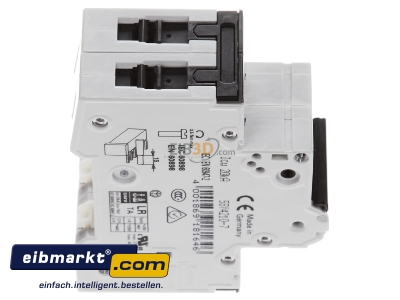 View top left Miniature circuit breaker 2-p C10A 5SY4210-7 Siemens Indus.Sector 5SY4210-7
