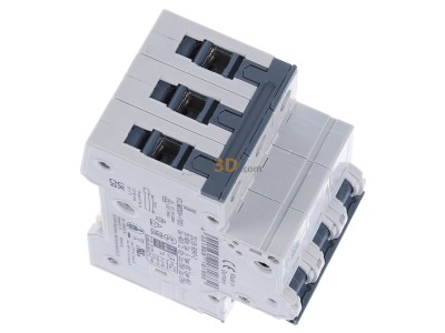 View top left Siemens 5SY4302-7 Miniature circuit breaker 3-p C2A 
