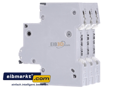 View on the right Siemens Indus.Sector 5SY4310-7 Miniature circuit breaker 3-p C10A 
