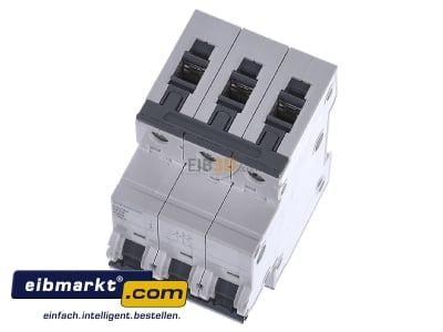 View up front Siemens Miniature circuit breaker 3-p C20A 5SY4320-7
