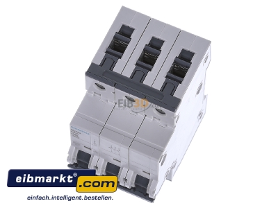View up front Siemens Indus.Sector 5SY4325-7 Miniature circuit breaker 3-p C25A
