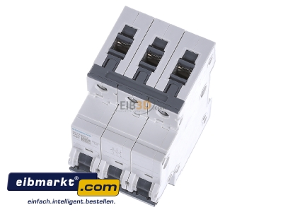 View up front Siemens Indus.Sector 5SY43327 Miniature circuit breaker 3-p C32A
