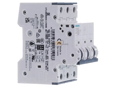 View on the left Siemens 5SY4340-7 Miniature circuit breaker 3-p C40A 
