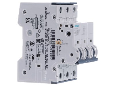 View on the left Siemens 5SY4350-7 Miniature circuit breaker 3-p C50A 
