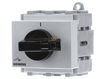 Frontansicht Siemens 3LD2530-0TK11 Hauptschalter 3p. 63A 22kW/400V 