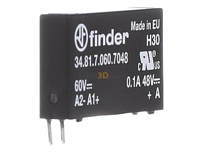 View on the left Finder 34.81.7.060.7048 Optocoupler 0,1A 
