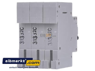 Back view Eaton (Moeller) FAZ-C32/3 Miniature circuit breaker 3-p C32A
