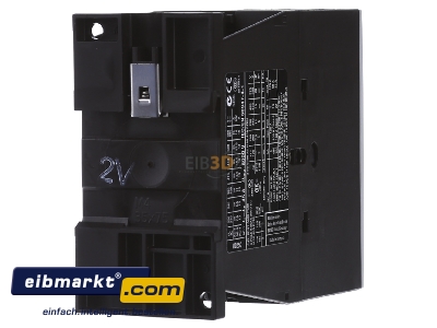 Back view Eaton (Moeller) DILM25-10(400V50HZ) Magnet contactor 25A 400VAC 0VDC
