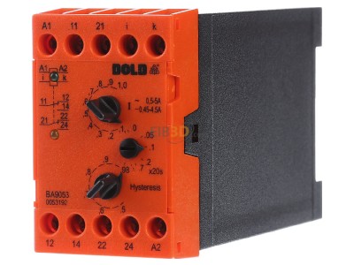 Front view Dold BA9053/012 AC 230V Current monitoring relay 0,5...5A 
