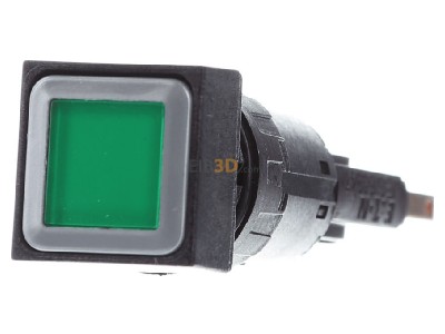 Frontansicht Eaton Q18LT-GN/WB Leuchtdrucktaste Linse grn, tastend 