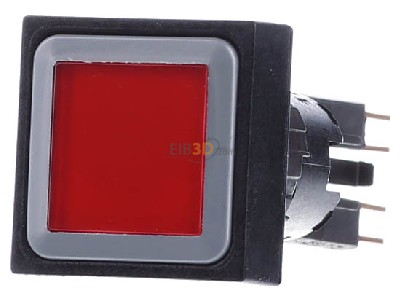 Frontansicht Eaton Q25LT-RT Leuchtdrucktaste Linse rot, tastend 