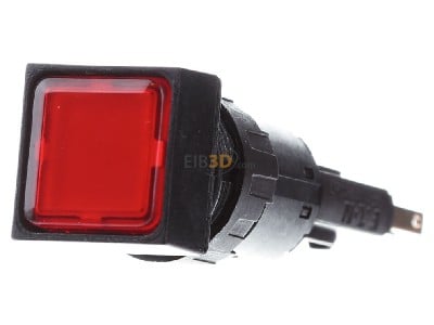 Front view Eaton Q18LF-RT/WB Indicator light element red IP65 
