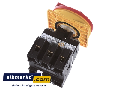 Top rear view Eaton (Moeller) P3-63/V/SVB Off-load switch 3-p 63A 
