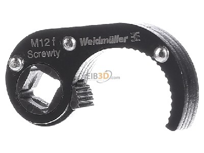 Front view Weidmller Screwty-M12F KO o.SD Socket for hexagonal nuts 12mm 
