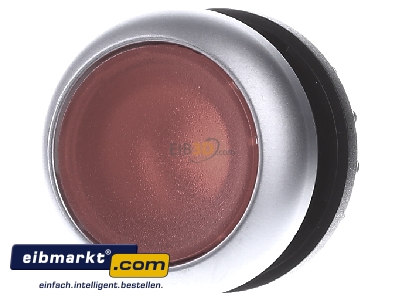 Frontansicht Eaton (Moeller) M22-DL-R Leuchtdrucktaste flach,rot,blanko 