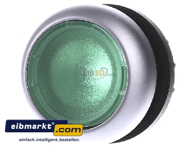 Frontansicht Eaton (Moeller) M22-DL-G Leuchtdrucktaste flach,grn,blanko 