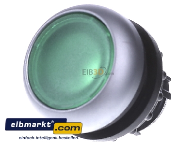 Frontansicht Eaton (Moeller) M22-DRL-G Leuchtdrucktaste flach,grn,blanko 