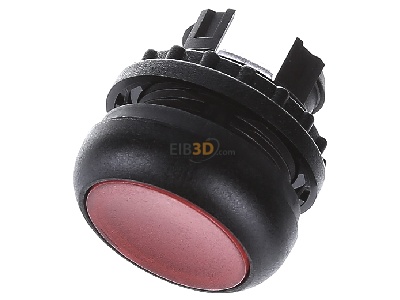 Ansicht oben vorne Eaton M22S-DL-R Leuchtdrucktaste flach,rot,blanko 
