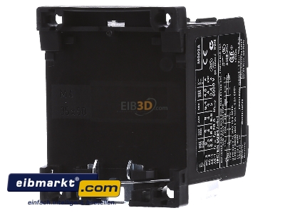 Back view Eaton (Moeller) DILEM4(230V50/60HZ) Magnet contactor 8,8A 230VAC
