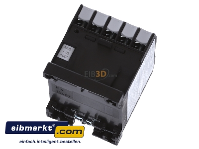 Top rear view Eaton (Moeller) DILEM4(230V50/60HZ) Magnet contactor 8,8A 230VAC
