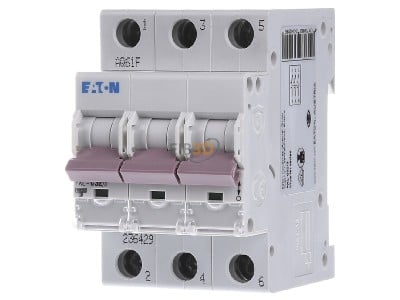 Front view Eaton PXL-C32/3 Miniature circuit breaker 3-p C32A 
