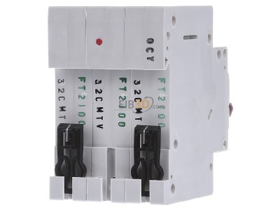 Back view Eaton PXL-C32/3 Miniature circuit breaker 3-p C32A 
