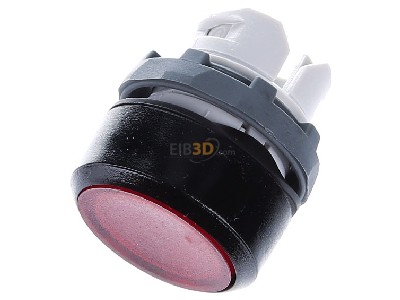 View up front ABB MP1-11R Push button actuator red IP66 
