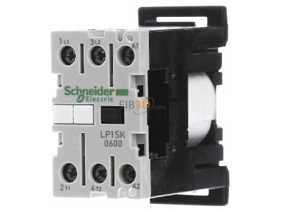 Front view Schneider Electric LP1SK0600BD Magnet contactor 6A 24VDC 
