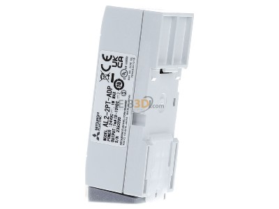 View on the right Mitsubishi AL2-2PT-ADP PLC analogue I/O-module 2 In / 0 Out 
