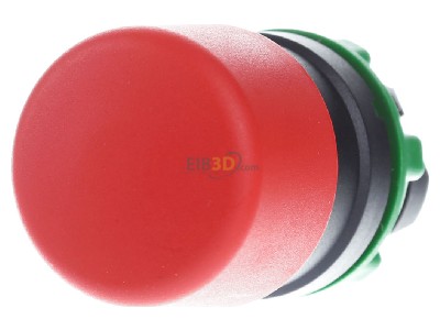 Front view Schneider Electric ZB5AC44 Mushroom-button actuator red IP66 
