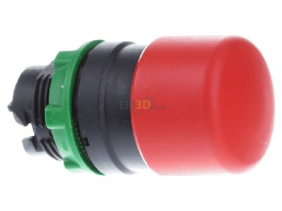View on the left Schneider Electric ZB5AC44 Mushroom-button actuator red IP66 

