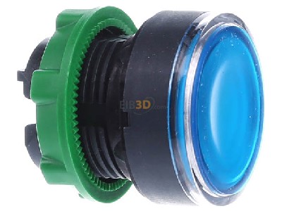 View on the left Schneider Electric ZB5AW363 Push button actuator blue IP66 
