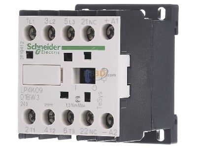 Frontansicht Schneider Electric LP4K0901BW3 Schtz 9A 24V DC 1,5W 