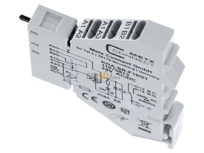 Ansicht oben rechts Metz KRA-SR-F10/21 1W Koppelbaustein 24AC/DC 