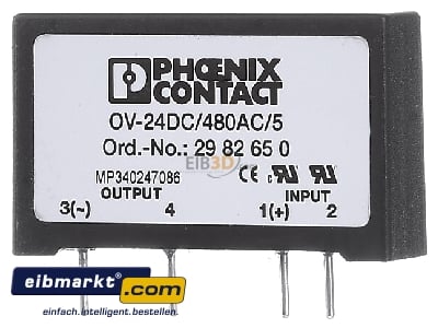 Frontansicht Phoenix Contact OV-24DC/480AC/5 Halbleiterrelais 