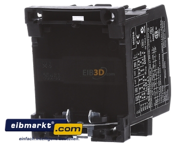 Back view Eaton (Moeller) DILEM-10(230V50/60HZ Magnet contactor 8,8A 230VAC - 
