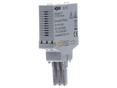View on the left WAGO 286-752 Optocoupler 0,015A 
