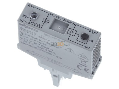 View up front WAGO 286-752 Optocoupler 0,015A 

