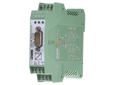 Front view Phoenix PSM-ME-RS232/TTY-P Signal converter 
