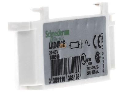 Ansicht links Schneider Electric LAD4RCE RC-Glied 24-48V AC f.LC1D09-38 