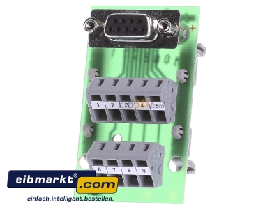 Front view WAGO Kontakttechnik 289-455 Terminal strip 9-p 
