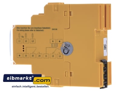 Ansicht rechts Bender B93010007 Spannungsrelais m. Schraubklemme VMD421H-D-3