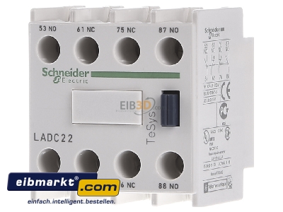 Frontansicht Schneider Electric LADC22 Hilfsschalter 2S 2 