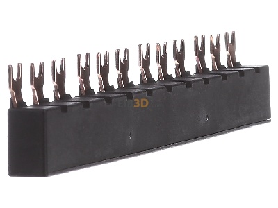 View on the left Siemens 3RV1915-1CB Phase busbar 3-p 180mm 
