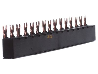 View on the left Siemens 3RV1915-1DB Phase busbar 3-p 225mm 
